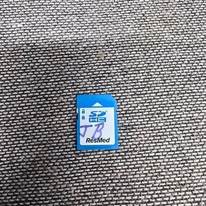 ResMed SDHC Memory Card CPAP Data Storage Blue Good Condition Replacement